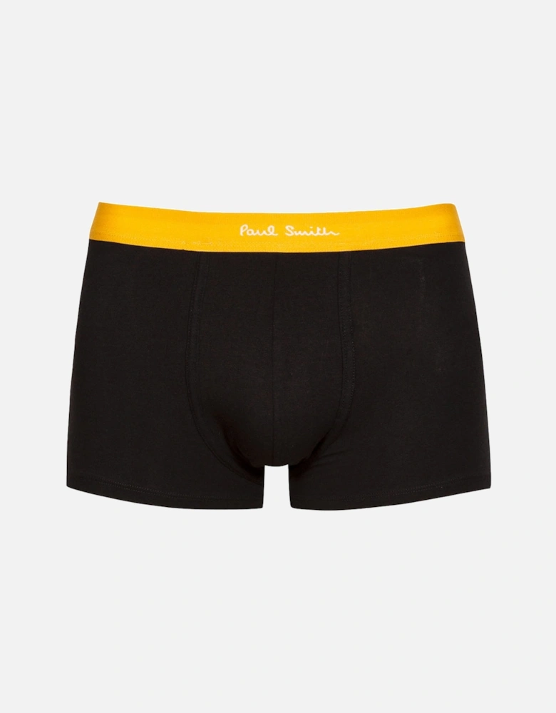 5-Pack Artist Stripe Mix Boxer Trunks, Black/Multi