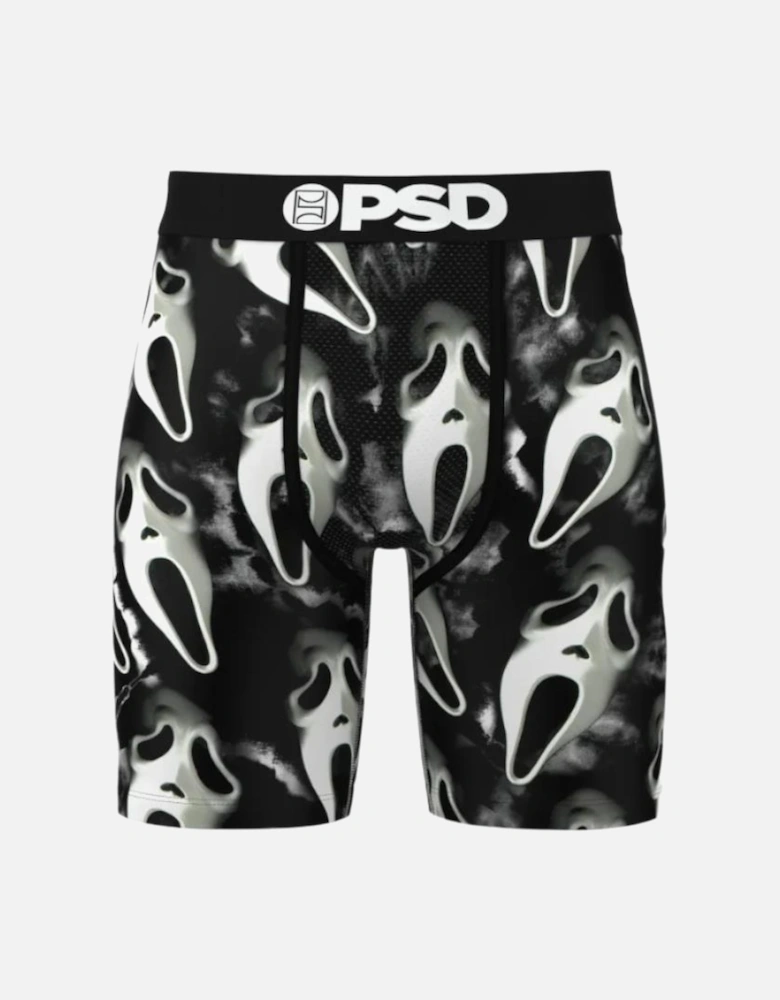 Men's Ghost Face Dark 7" Boxer Brief