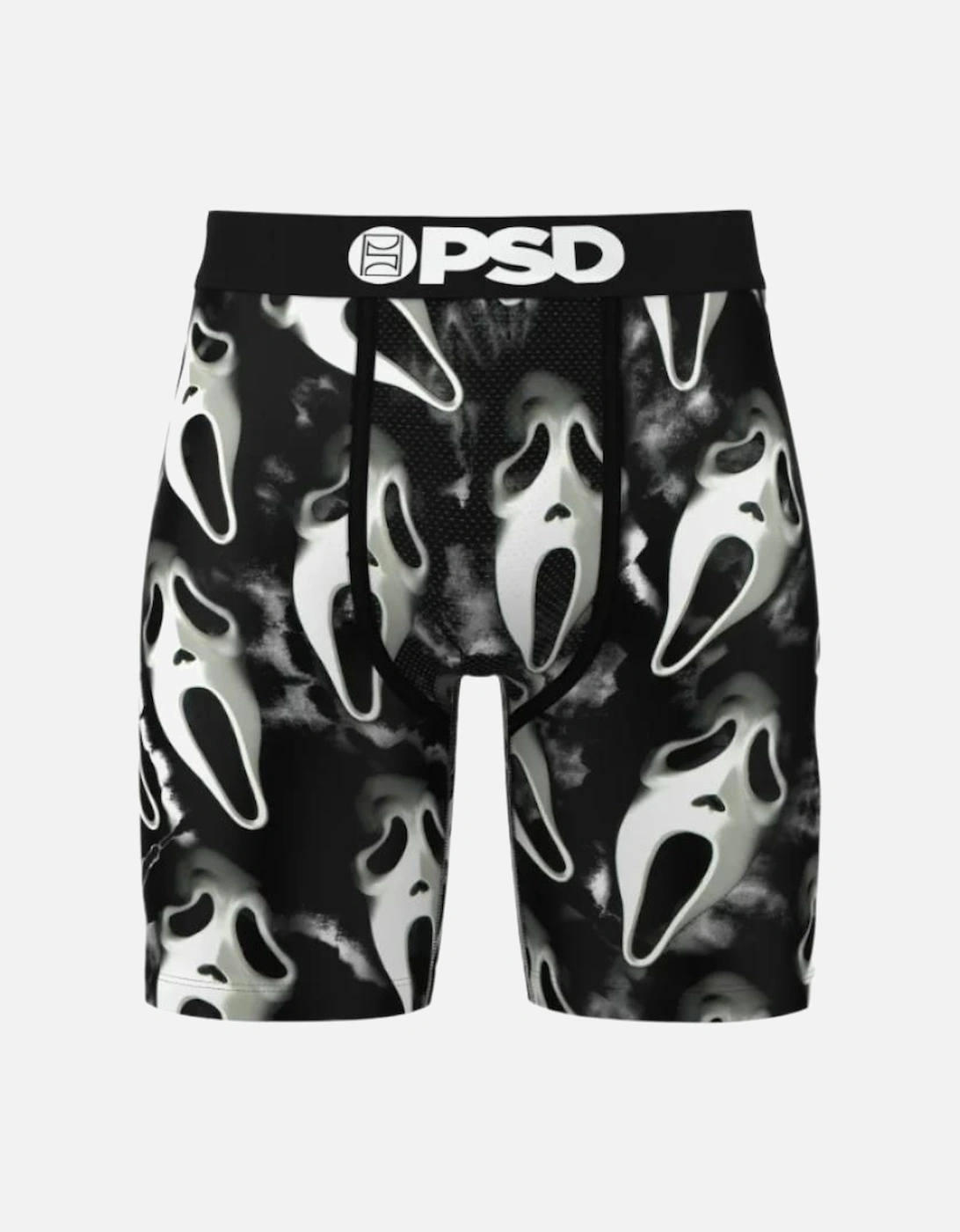 Men's Ghost Face Dark 7" Boxer Brief, 2 of 1