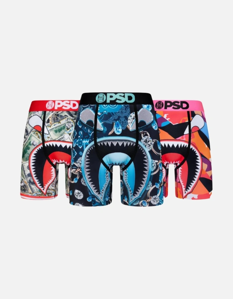 Men's Warface Reckless 3 Pack 7" Boxer Brief