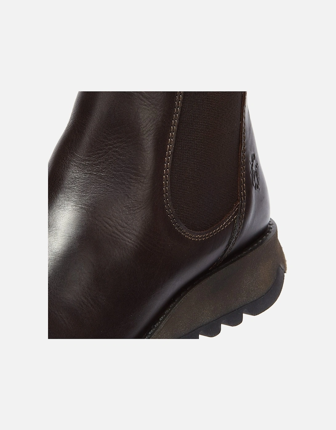 Womens Dark Brown Salv Leather Boots