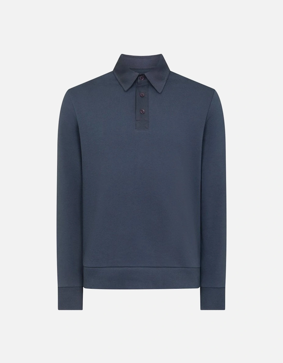 Long Sleeve Polo Shirt Navy