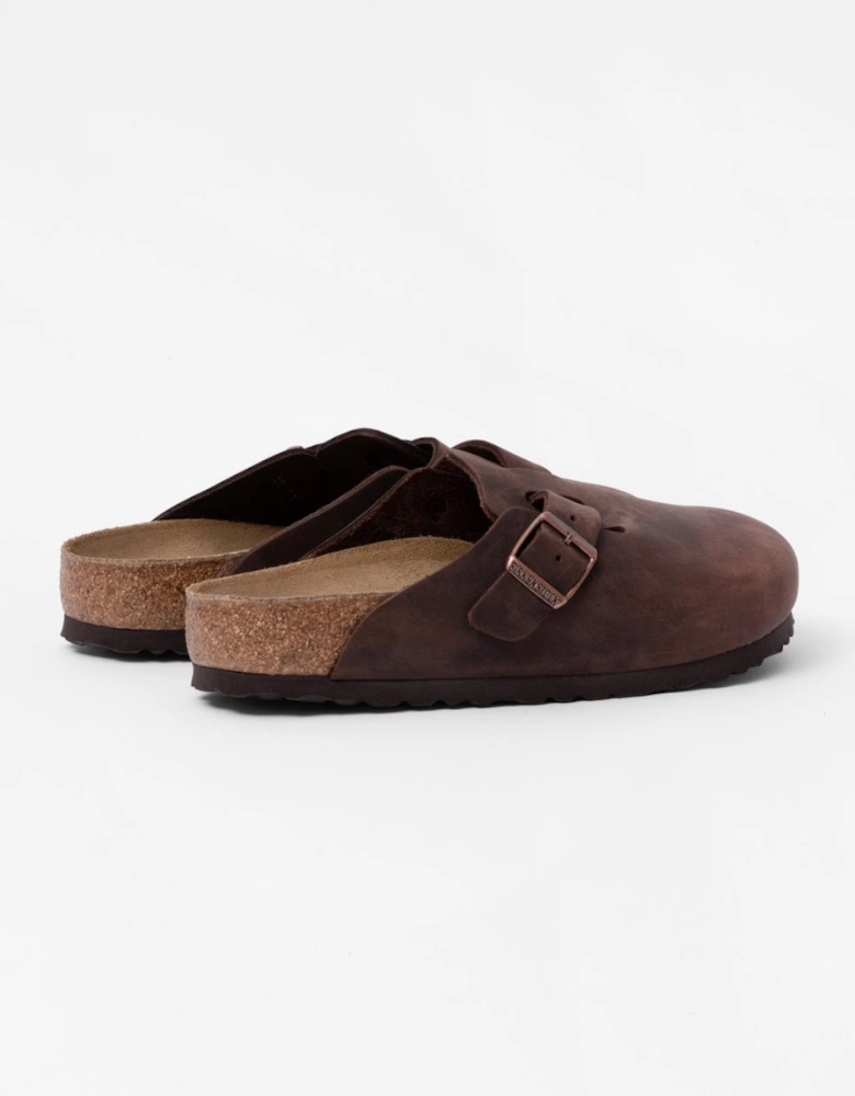 Oiled Nubuck Leather Unisex Clogs