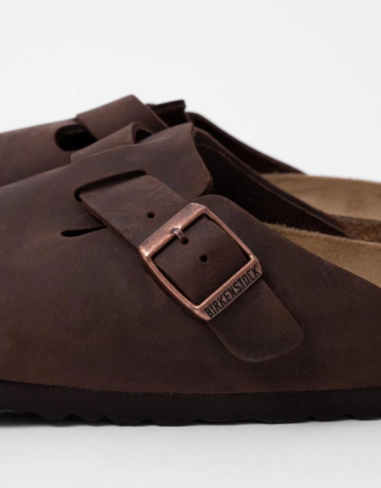 Oiled Nubuck Leather Unisex Clogs