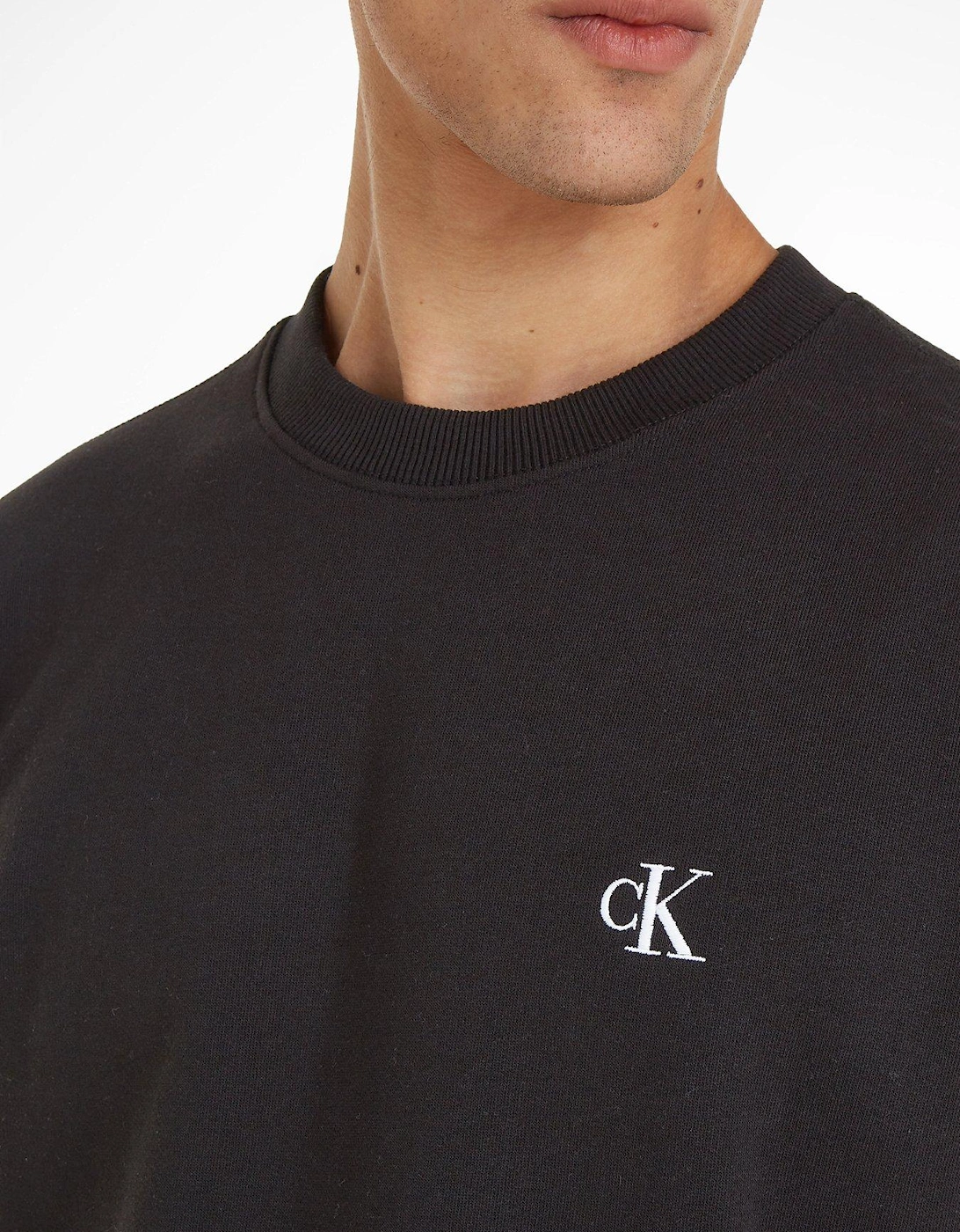 Ck Essential Reg Crew Sweat - Black