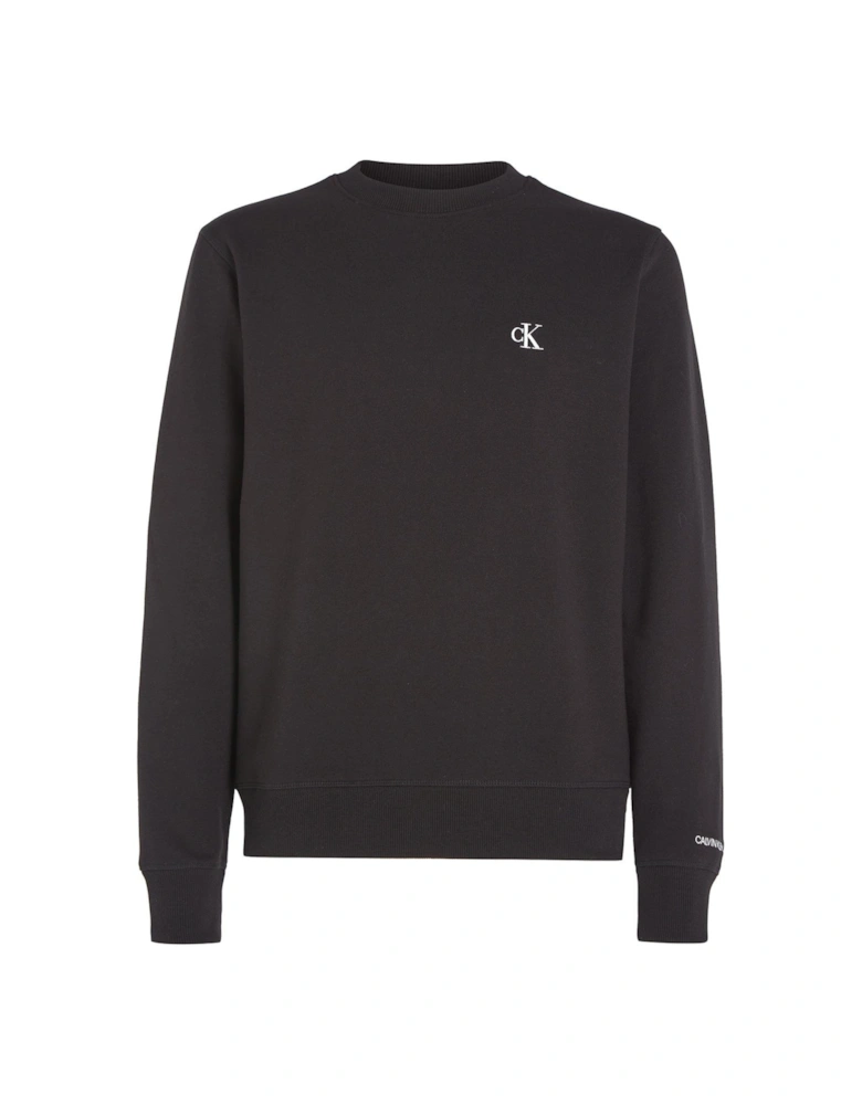 Ck Essential Reg Crew Sweat - Black