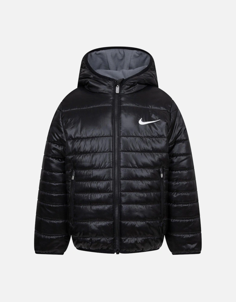 Younger Boys Heavyweight Insulated Jacket - Black