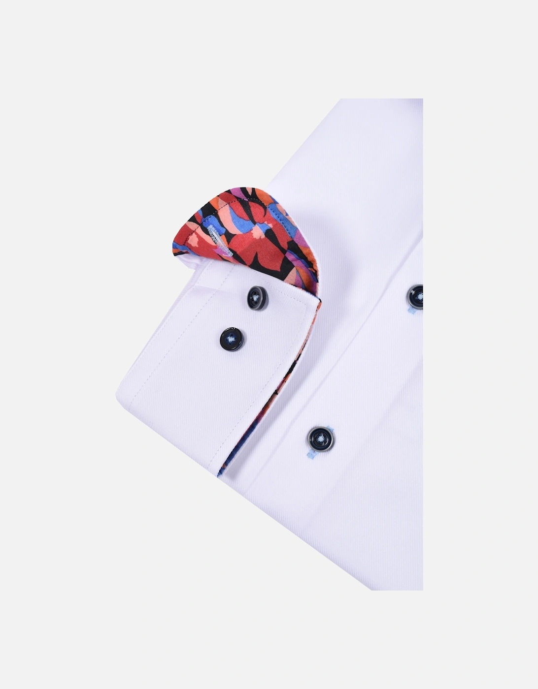 Twill Pattern Shirt White