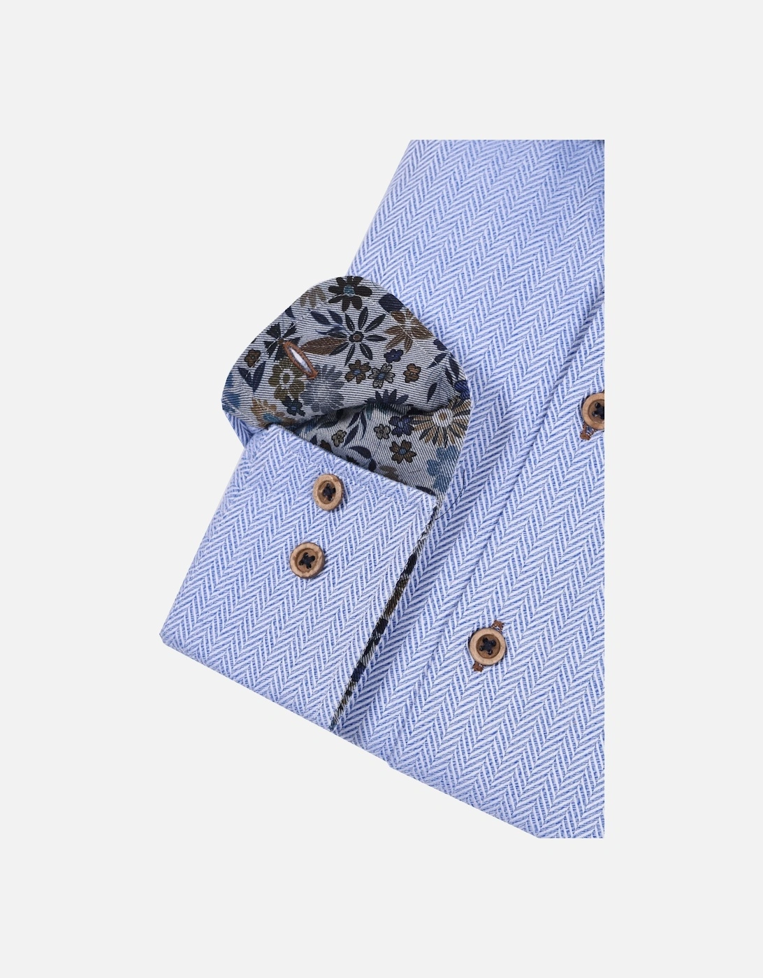 Herringbone Shirt Blue