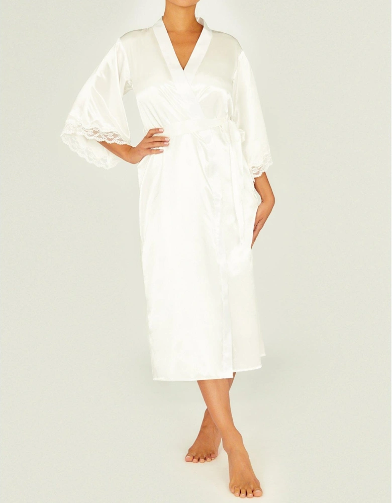 Amelia Midi Robe - Ivory