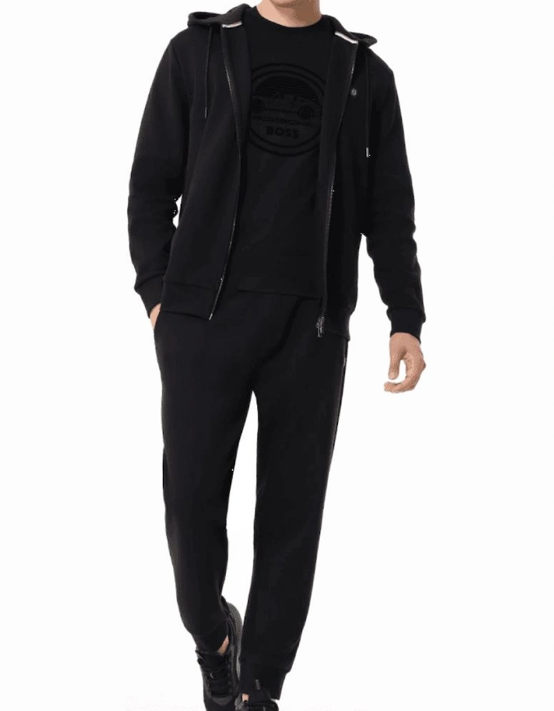 C-Spence Full Zip Black Hooded Tracksuit