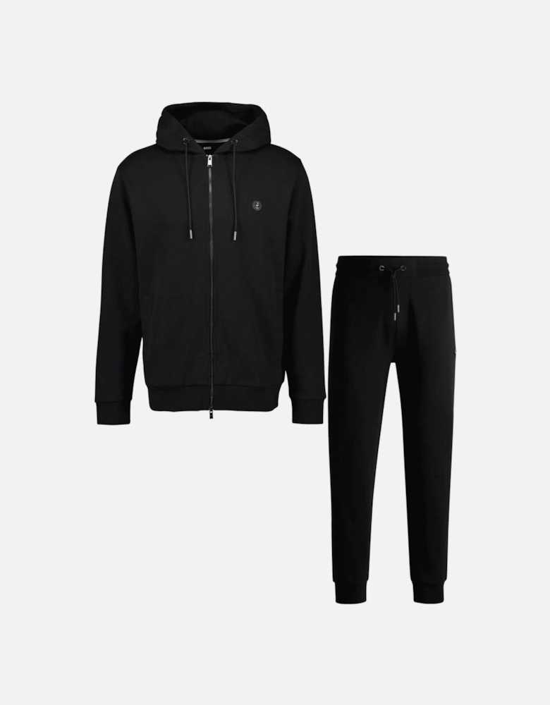 C-Spence Full Zip Black Hooded Tracksuit