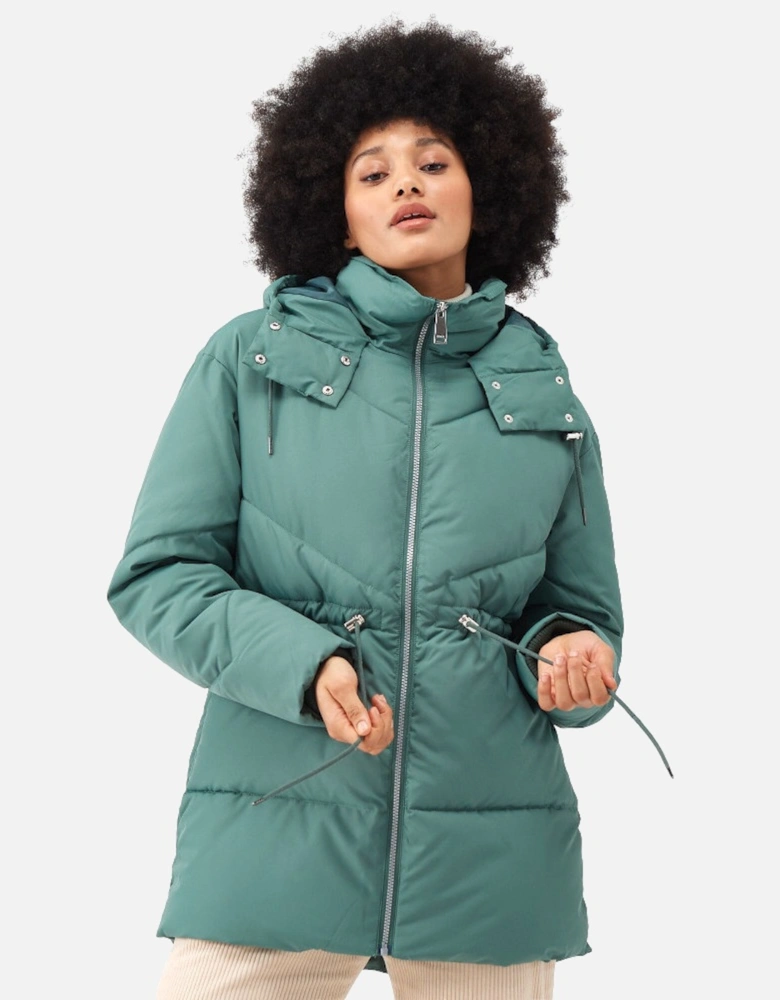 Womens Rurie Hooded Padded Insulated Jacket Coat