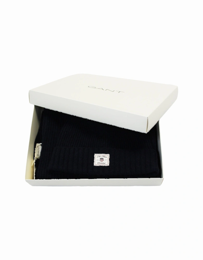 Beanie & Scarf Gift Set, Navy