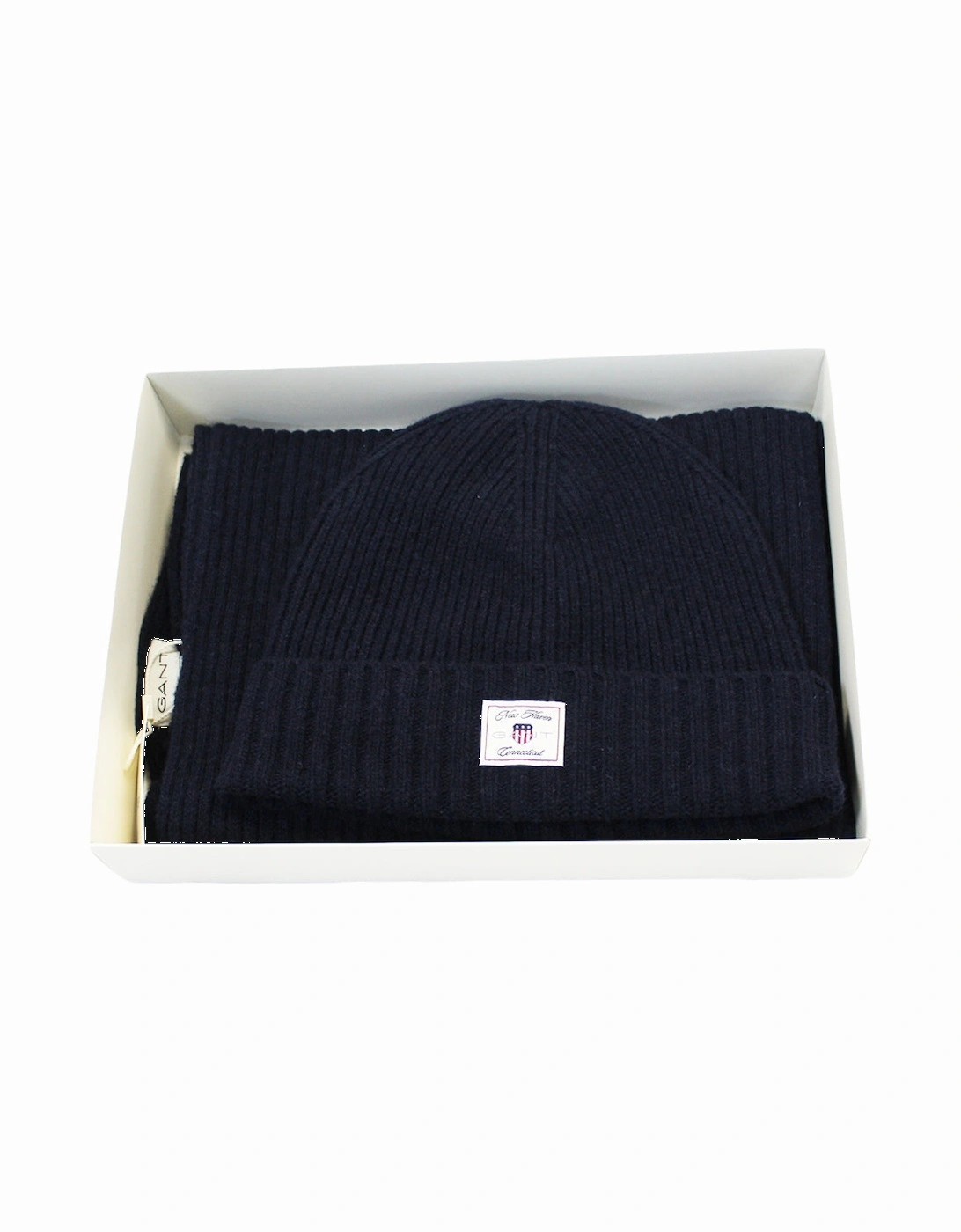 Beanie & Scarf Gift Set, Navy