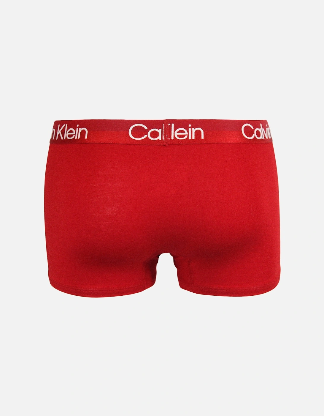 3-Pack Modern Structure Boxer Trunks, Blue/Grey/Red