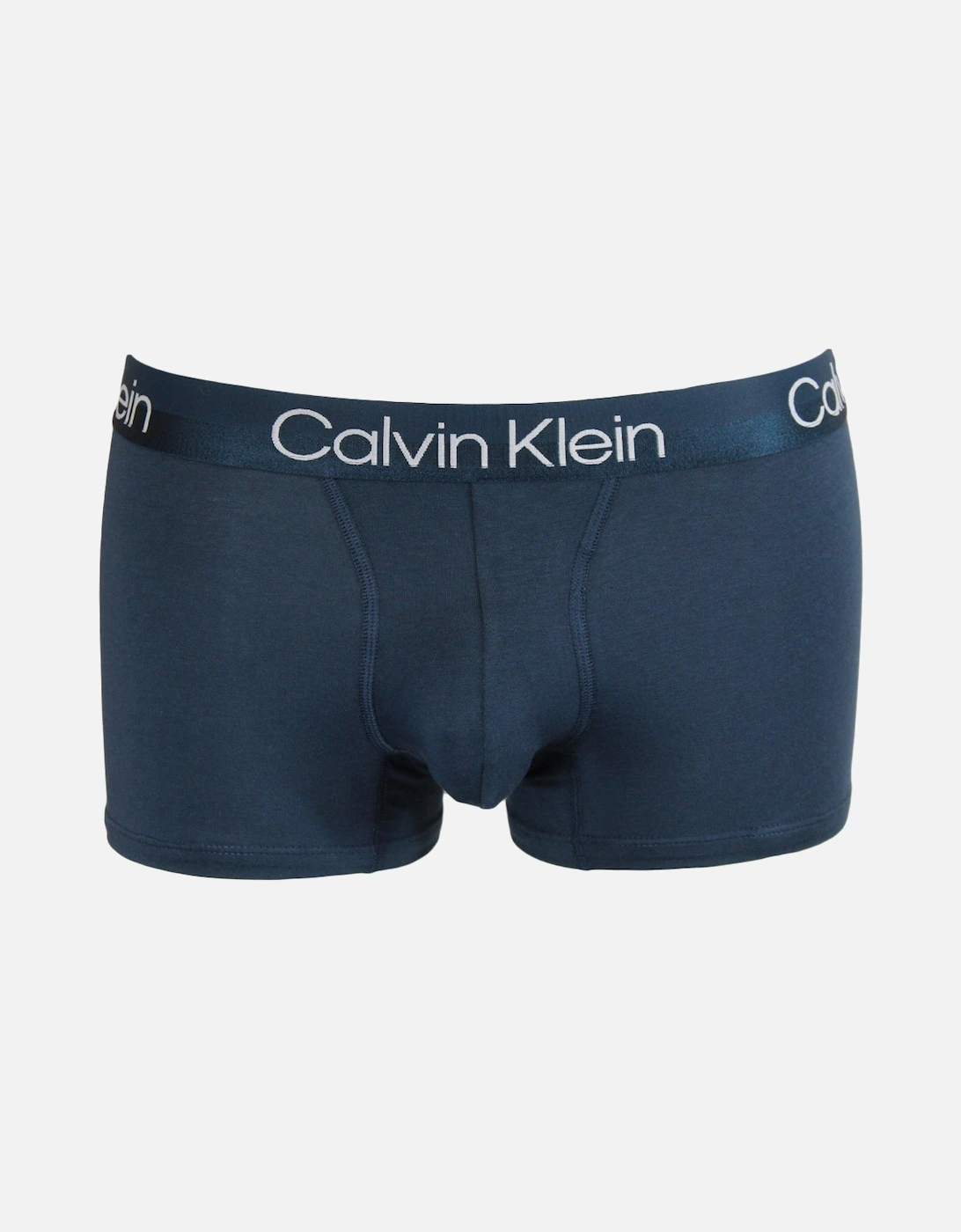 3-Pack Modern Structure Boxer Trunks, Blue/Grey/Red