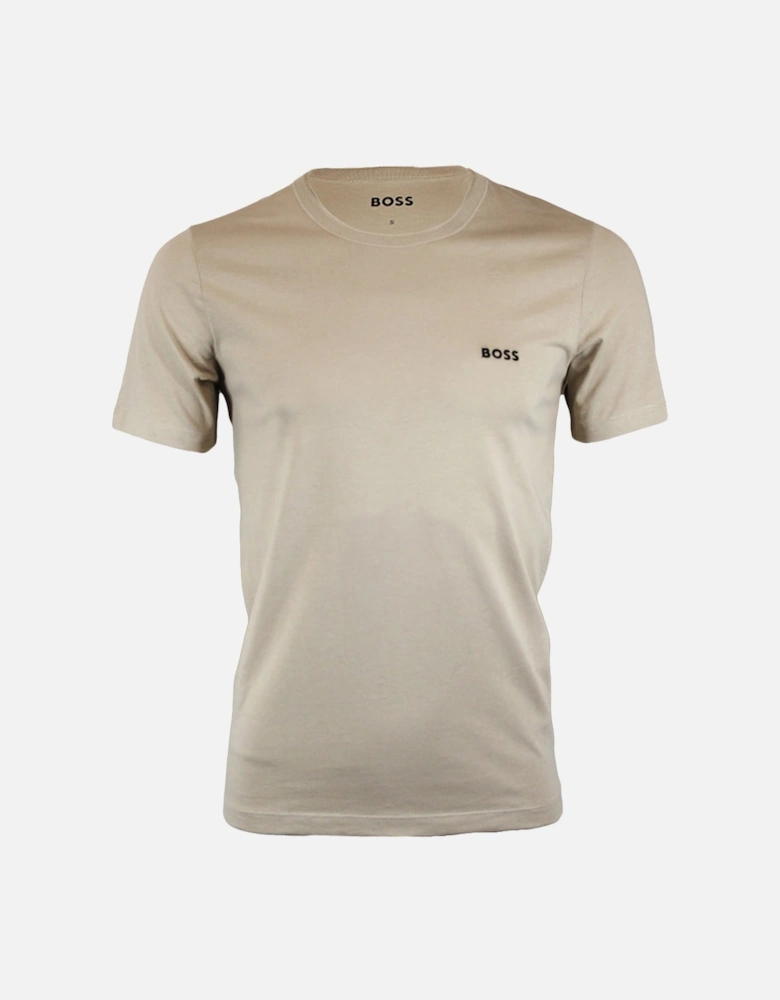 3-Pack Classic T-Shirts, Black/Khaki/Beige