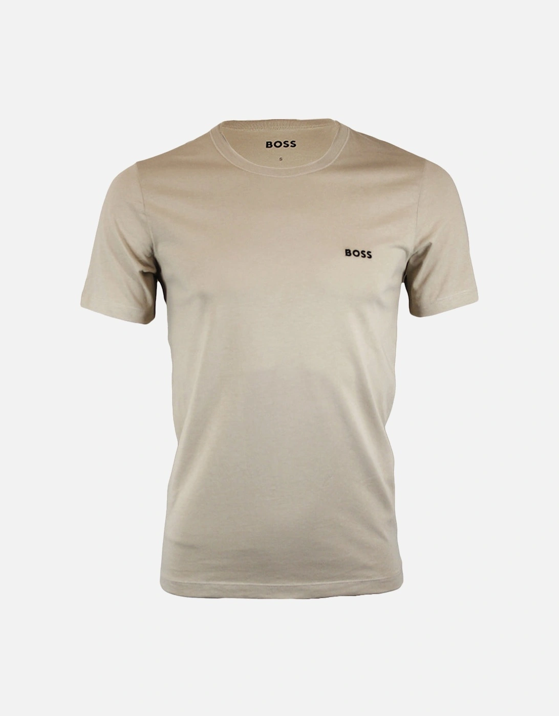 3-Pack Classic T-Shirts, Black/Khaki/Beige