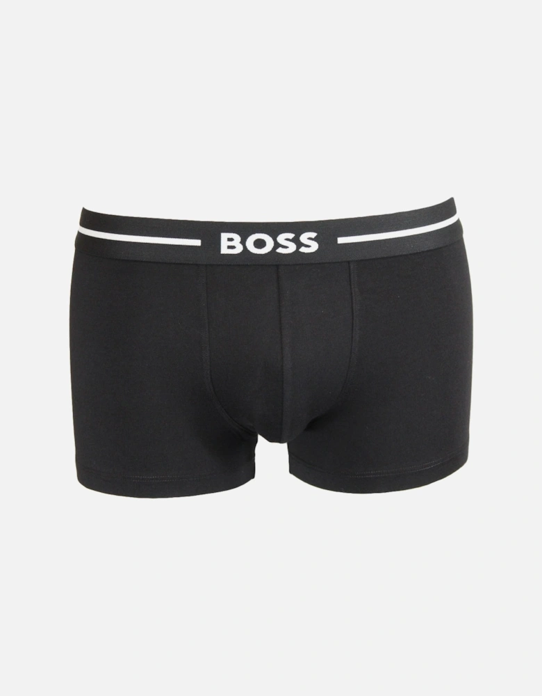 3-Pack Bold Boxer Trunks, Black/Red/Green