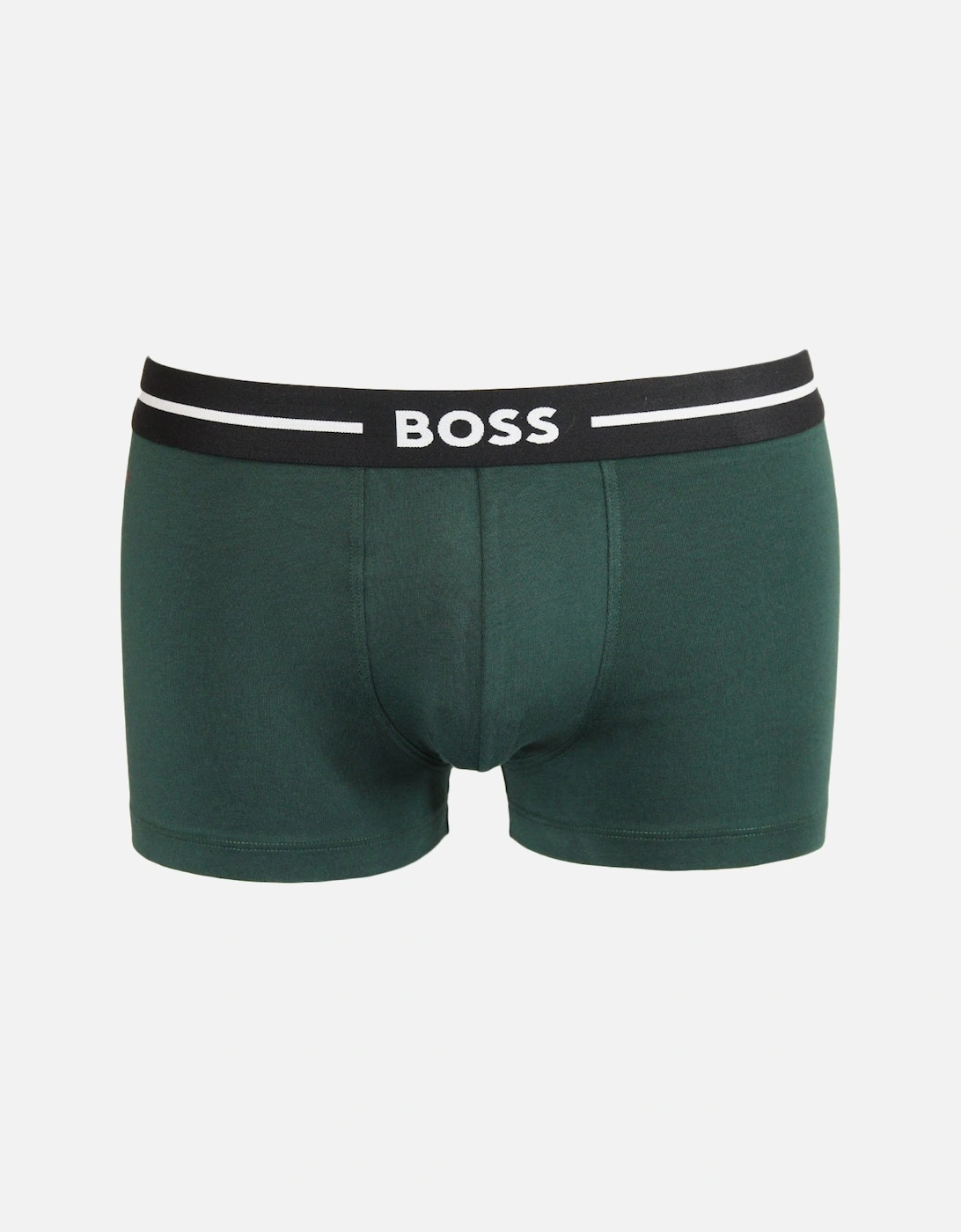 3-Pack Bold Boxer Trunks, Black/Red/Green