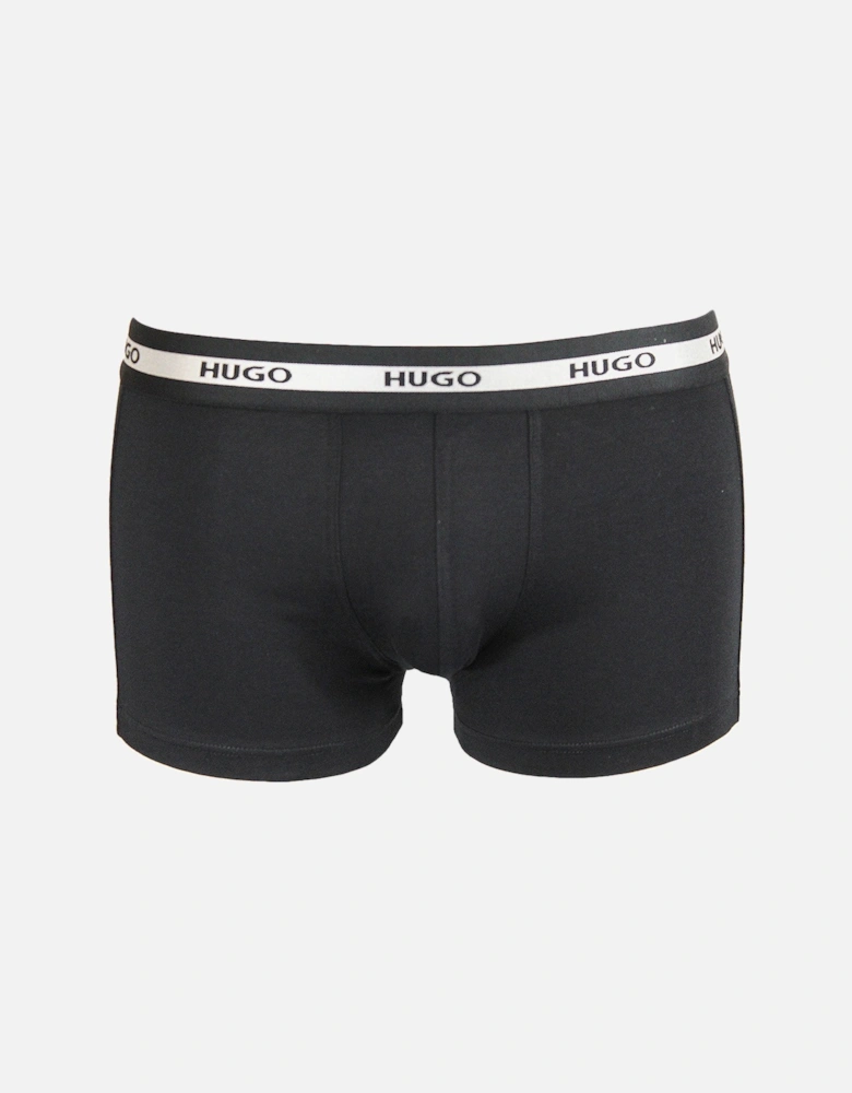 3-Pack Boxer Trunks, Black/Green/Navy