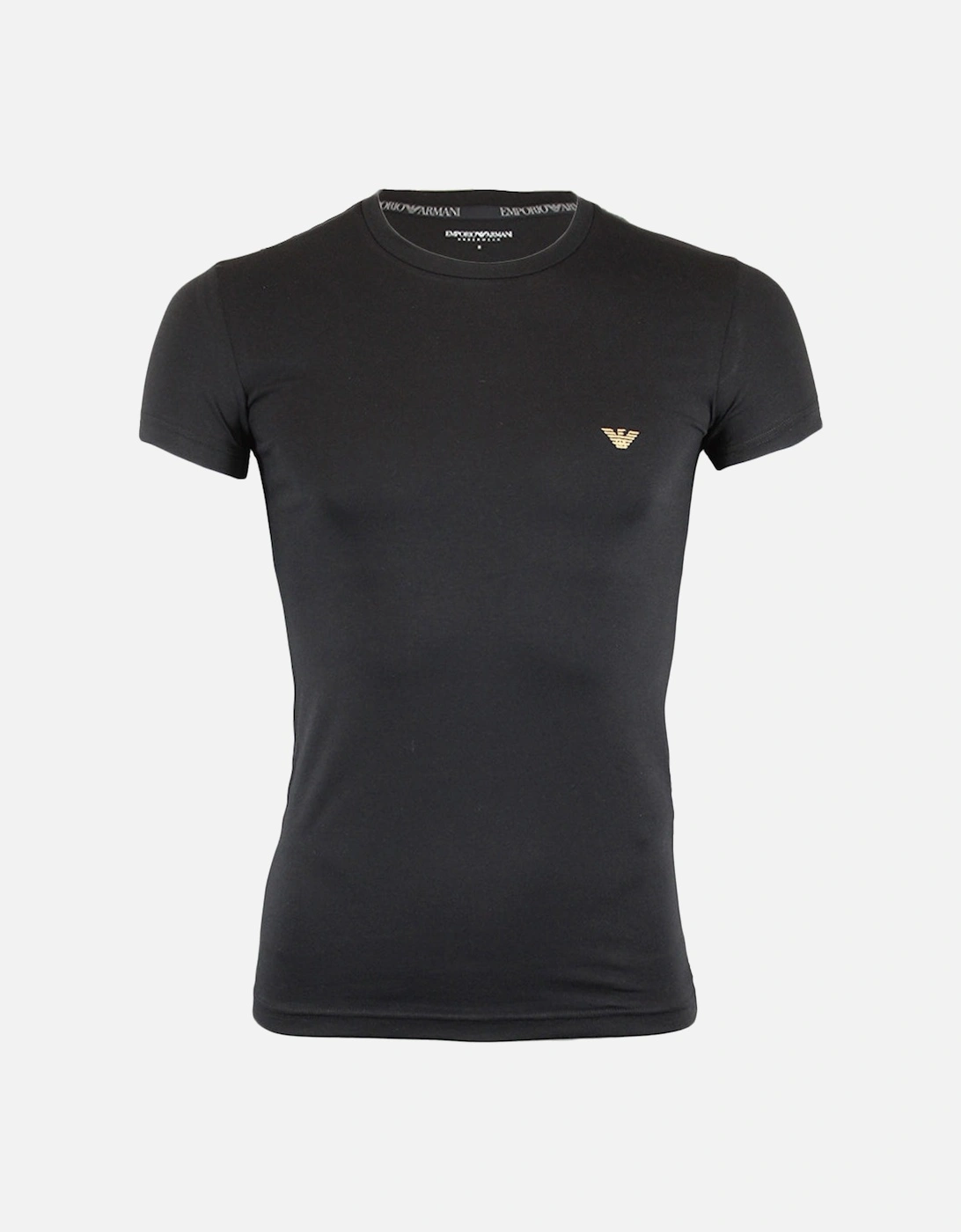 Slim-Fit Stretch Cotton T-Shirt, Black, 2 of 1
