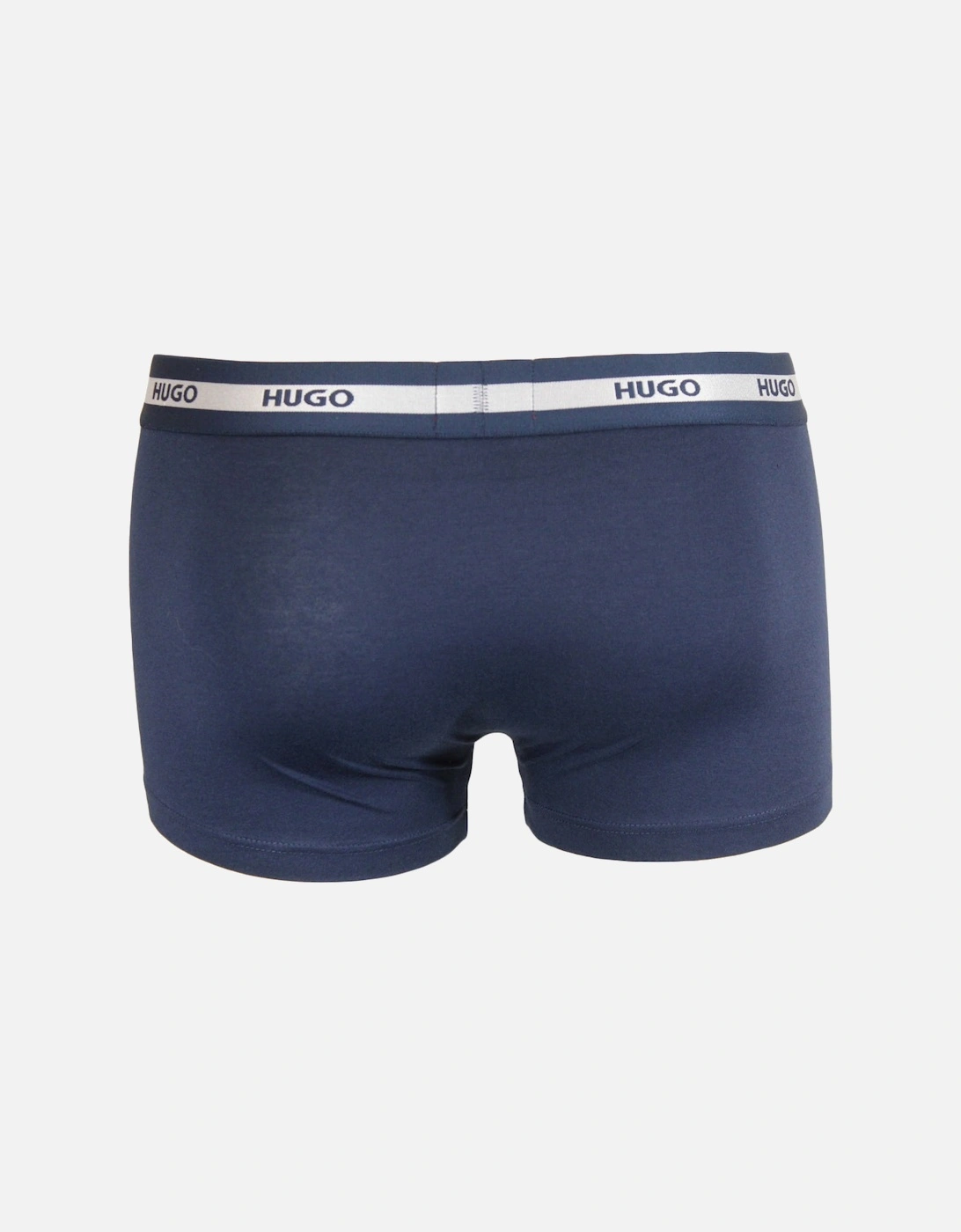 3-Pack Boxer Trunks, Black/Green/Navy