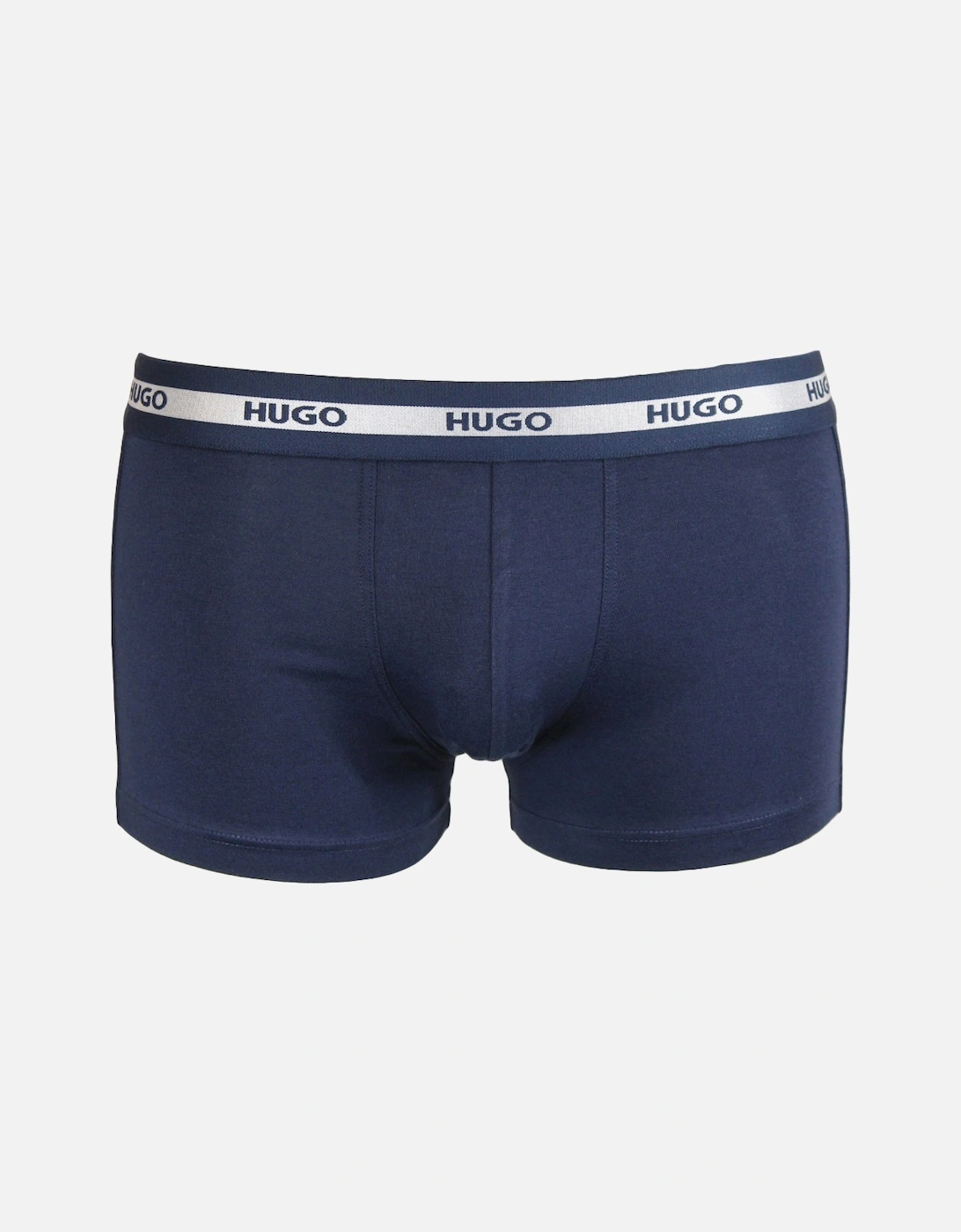 3-Pack Boxer Trunks, Black/Green/Navy