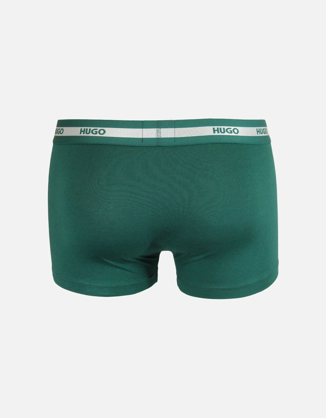 3-Pack Boxer Trunks, Black/Green/Navy