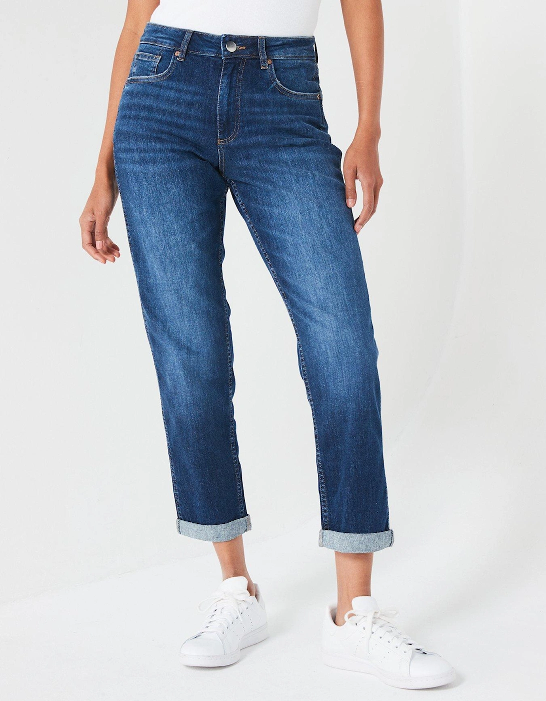 Taylor Boyfriend Jeans - Dark Wash, 2 of 1