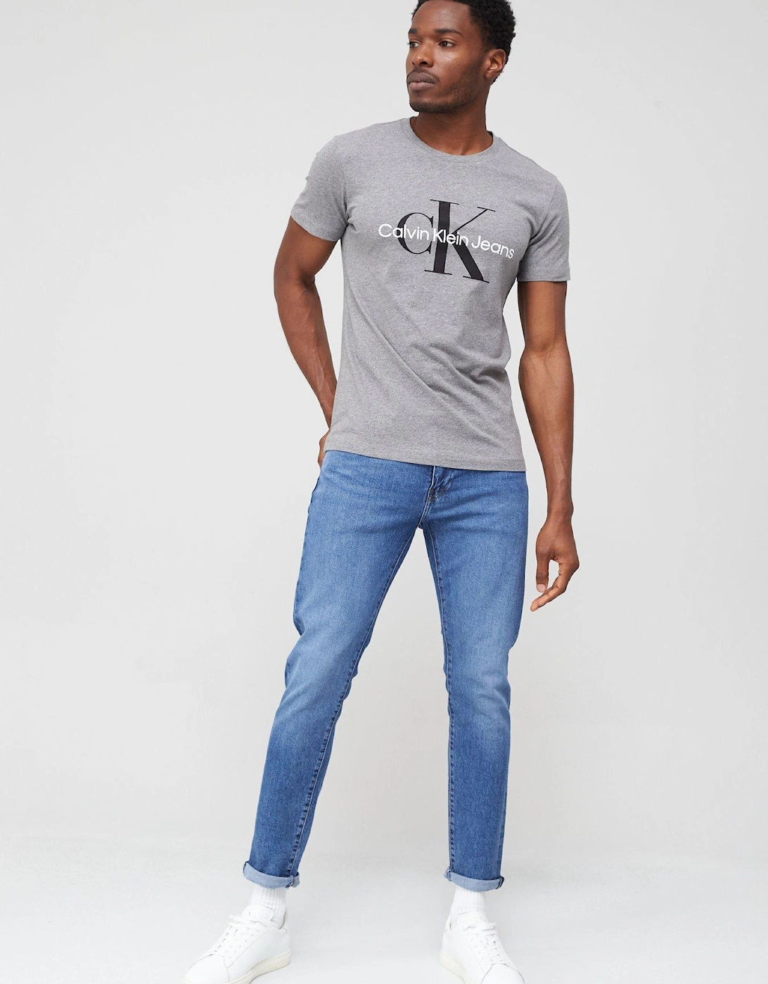 Monogram Logo T-Shirt - Grey