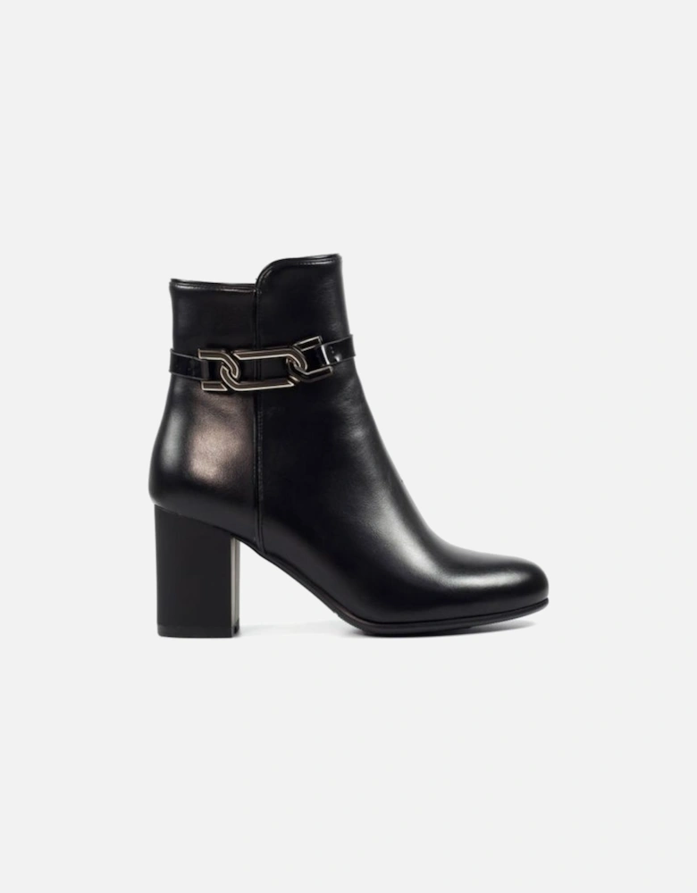 Lorraine Black Ankle Boot GLX005