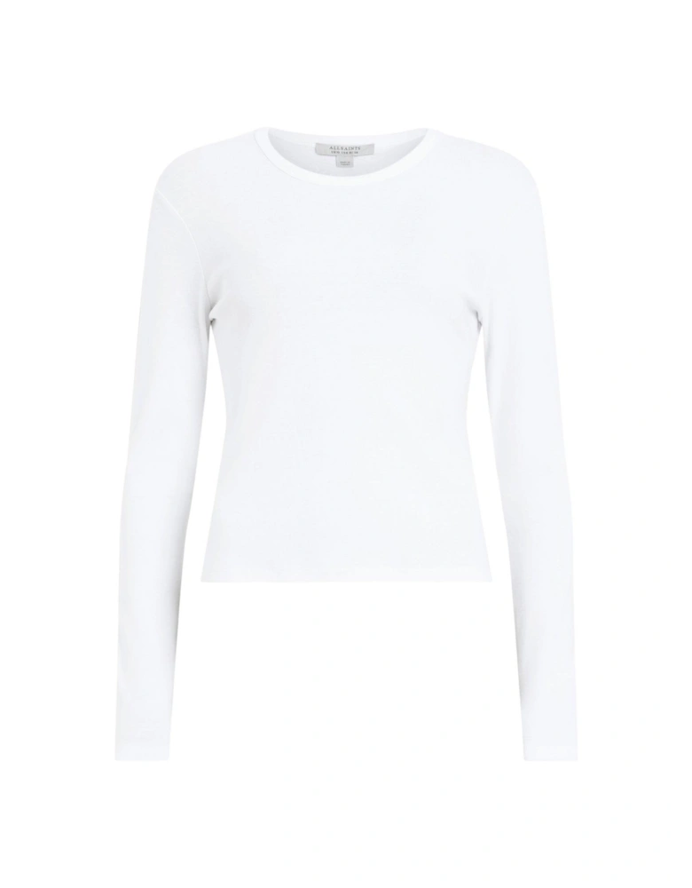 Stevie Long Sleeve Tee - White