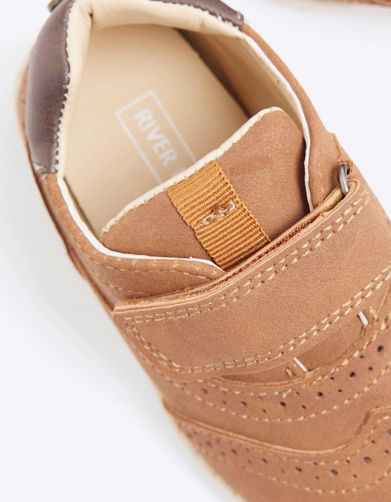 Mini Boys Brogue Shoes - Brown