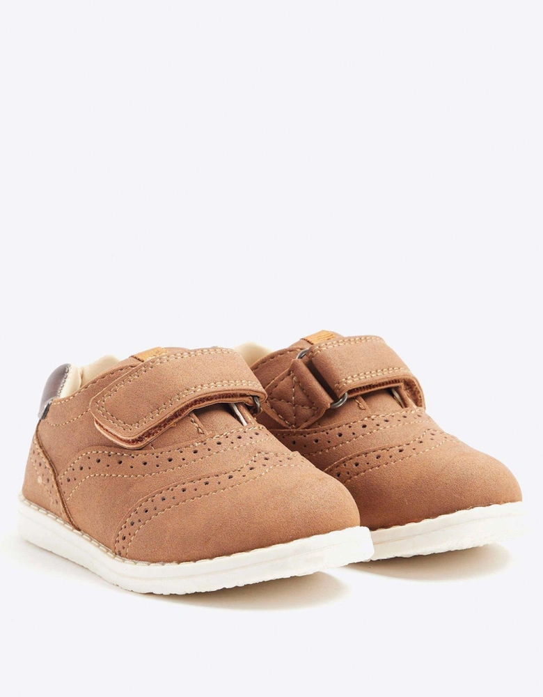 Mini Boys Brogue Shoes - Brown