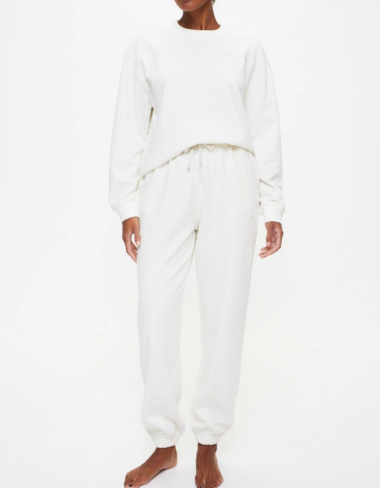 Jessica Sweat Jogger - White