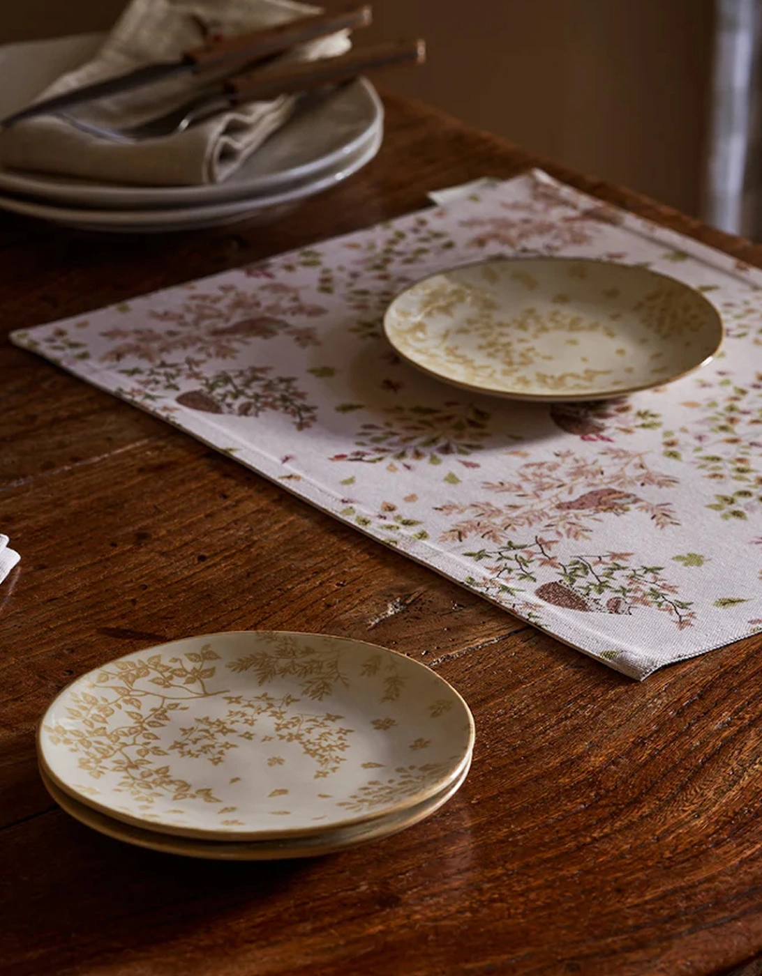 Woodland Friends Stoneware Small Side Plate