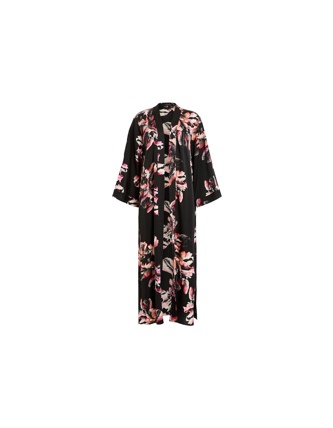 Carine Kimono - Black/Pink