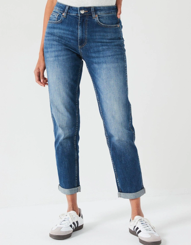 Taylor Boyfriend Jeans - Midi Wash