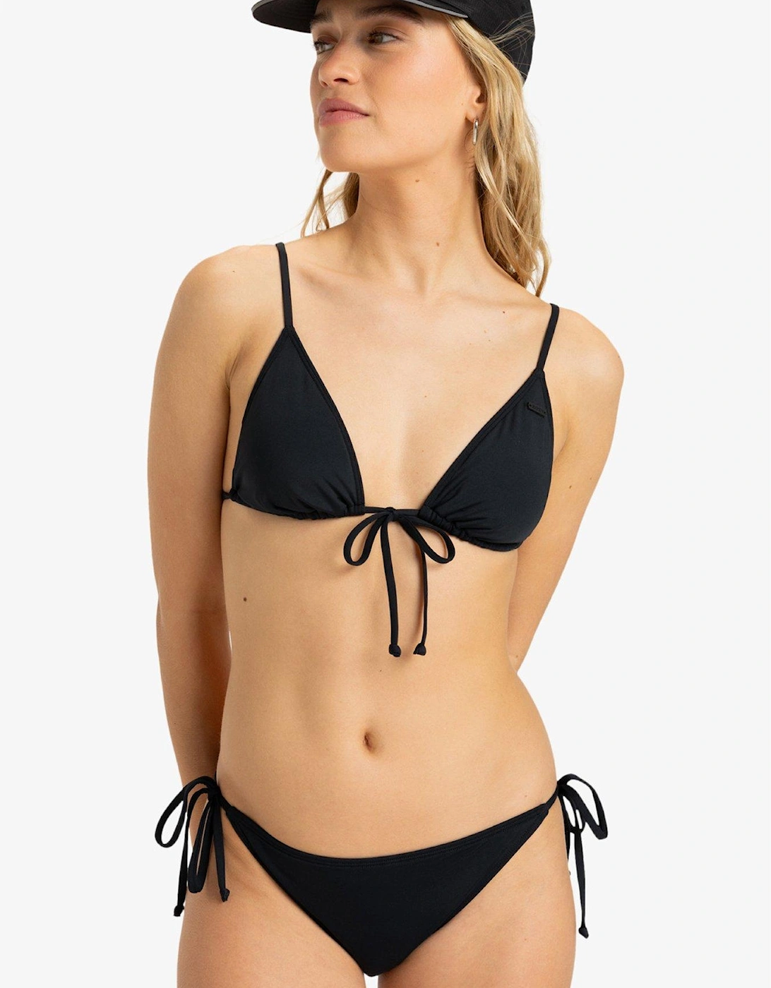 Womens Sd Beach Classics Tie Side Bikini Bottom - Black