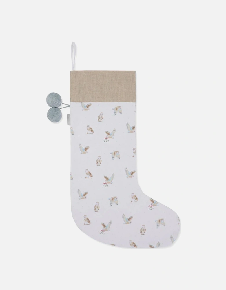 Snowy Owls Christmas Stocking