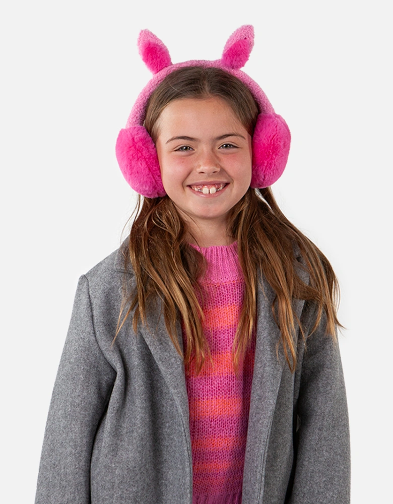 Fluffie Earmuffs Hot Pink