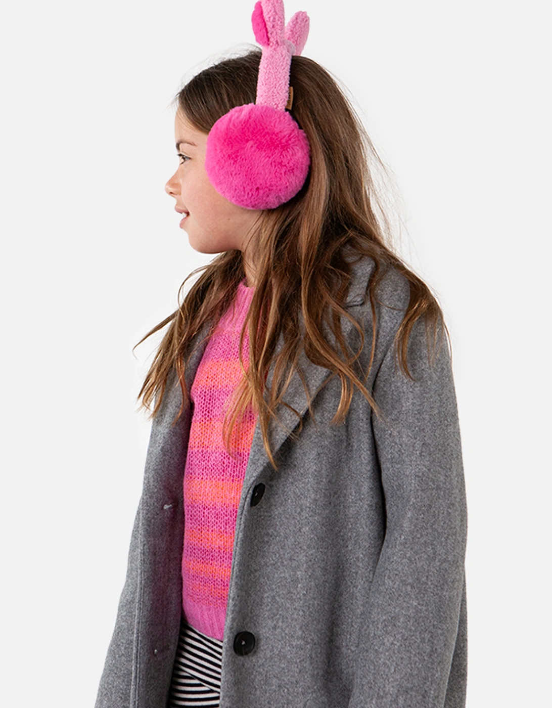 Fluffie Earmuffs Hot Pink