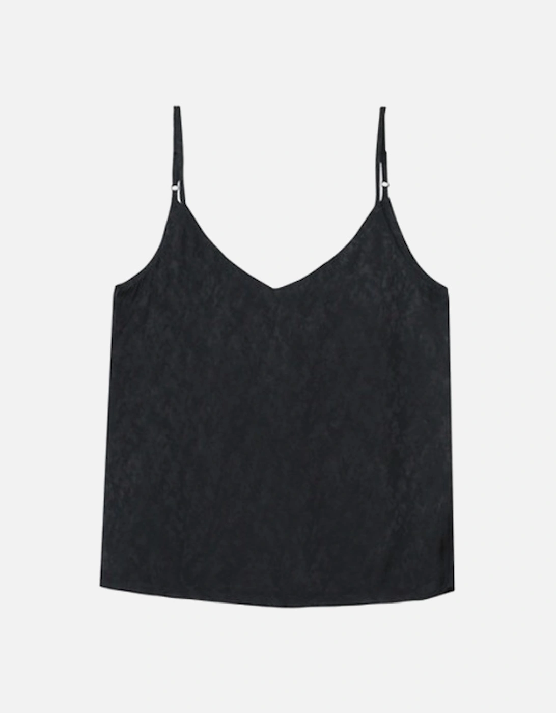 Grace & Mila Nisrine Satin Tank Top Noir