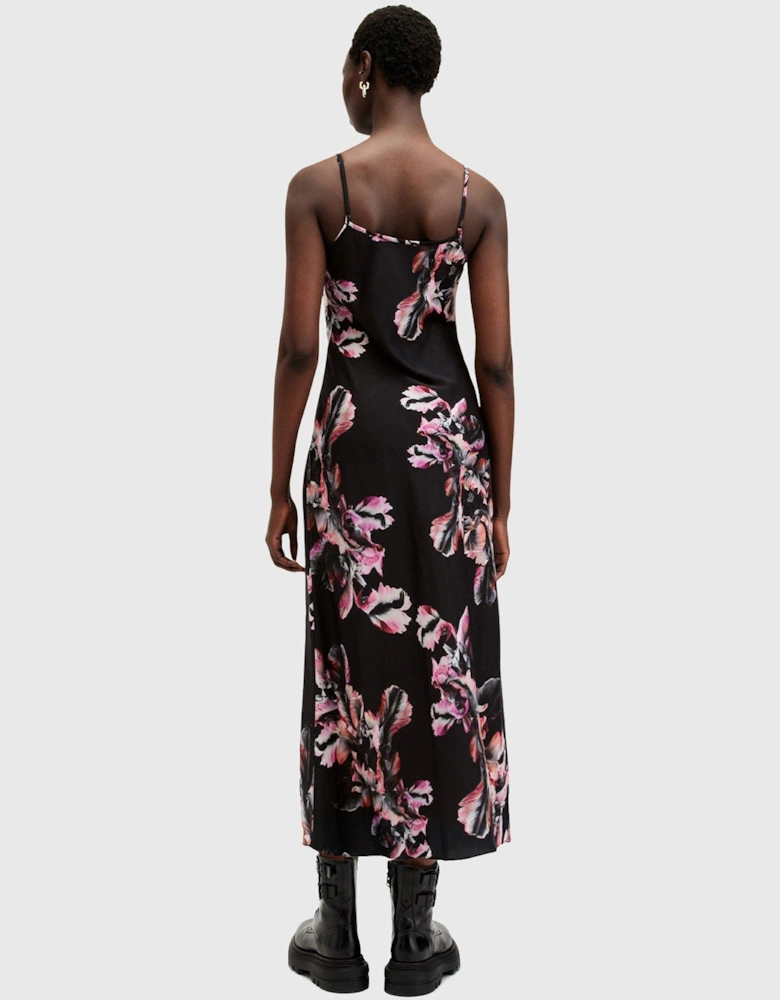 Bryony Maxi Dress - Black/Pink