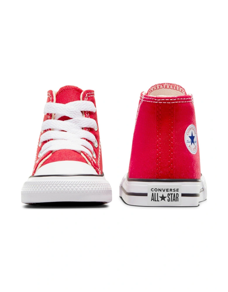 Chuck Taylor All Star HI Infant Trainers - RED