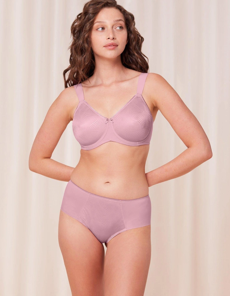 Essential Minimizer Underwired Bra - Pink