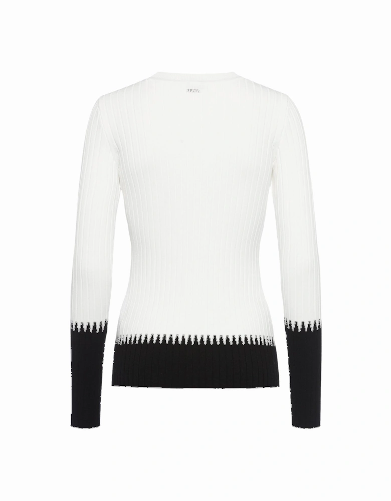 Fedrina Ribbed Knitted Sweater