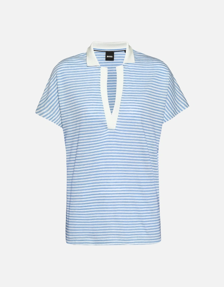 Enelina Striped Polo Shirt